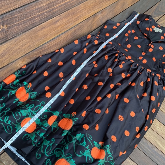 TRADE FOR UK 18: Lindy Bop UK 16 Pumpkin Dress - Picture 10 of 11